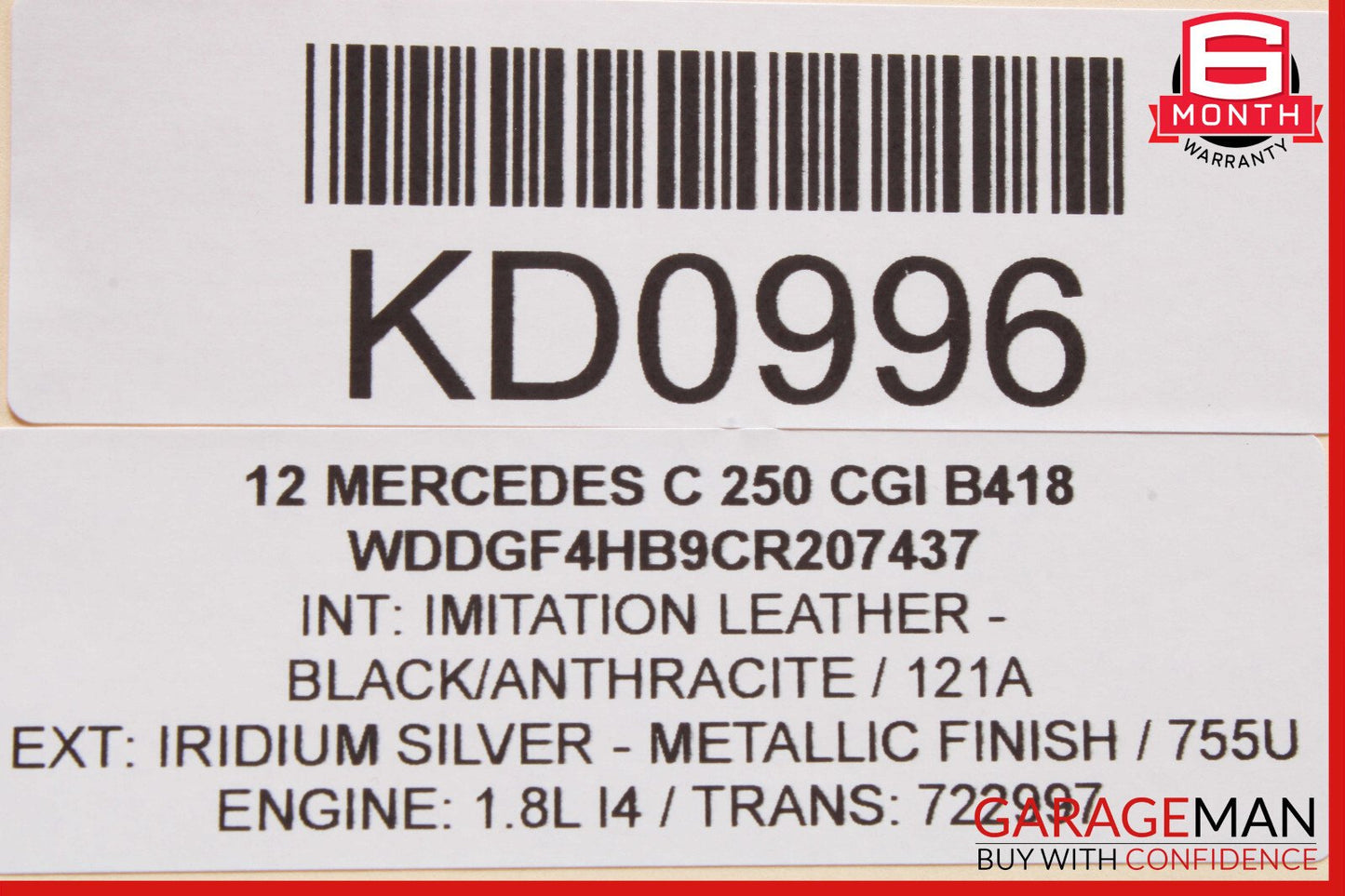 08-18 Mercedes W204 C250 SLK350 E400 Front Left Side Door Control Module OEM