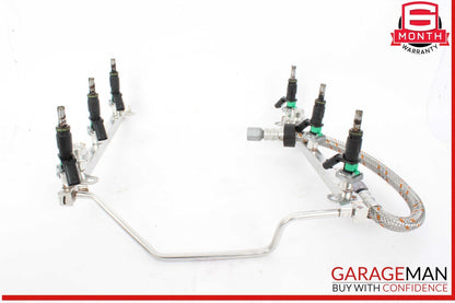 05-12 Mercedes W221 S400 Hybrid SLK300 Fuel Injector Rail w/ Fuel Injectors OEM