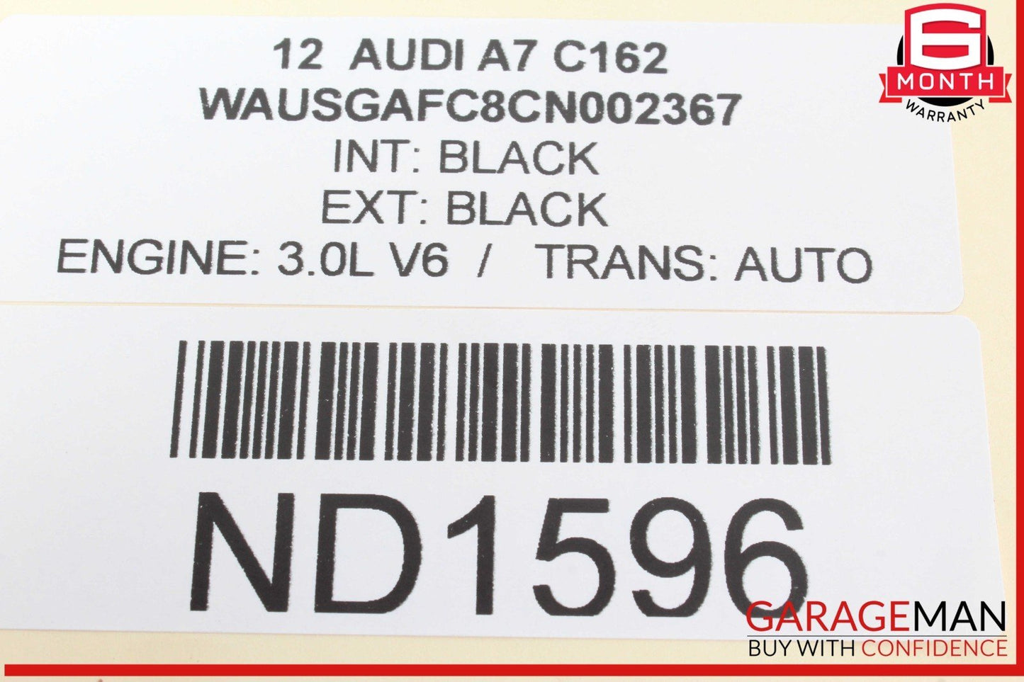 12-18 Audi A7 Yaw Rate Speed Acceleration Control Module Unit 4G0907637B OEM