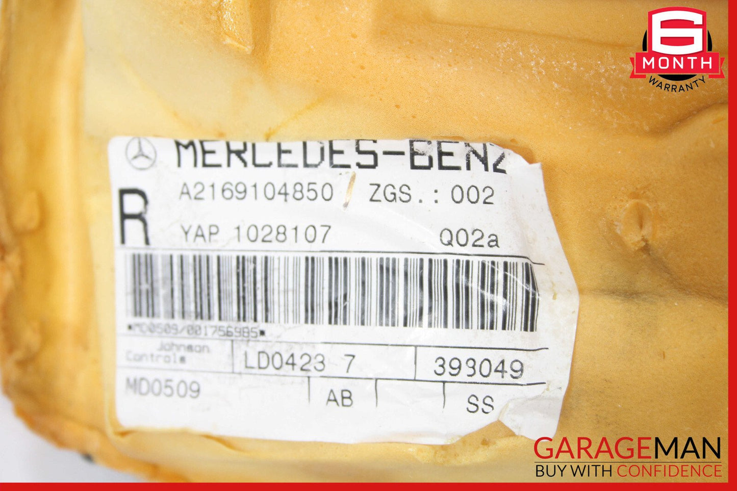 07-10 Mercedes W216 CL550 Front Right Side Bottom Lower Seat Cushion OEM