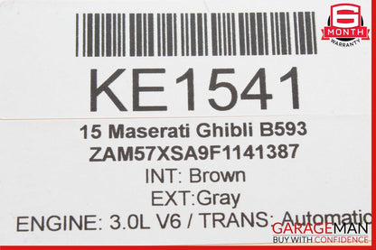 14-17 Maserati Ghibli M157 Front Left Side Seat Adjustment Control Switch Module