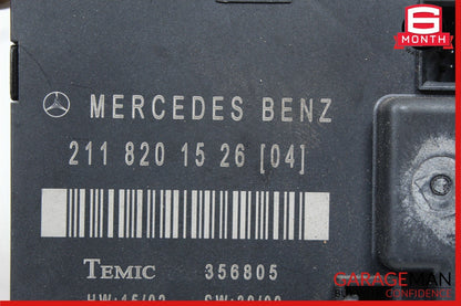 03-06 Mercedes W211 E320 E500 Rear Left Driver Side Door Control Module OEM
