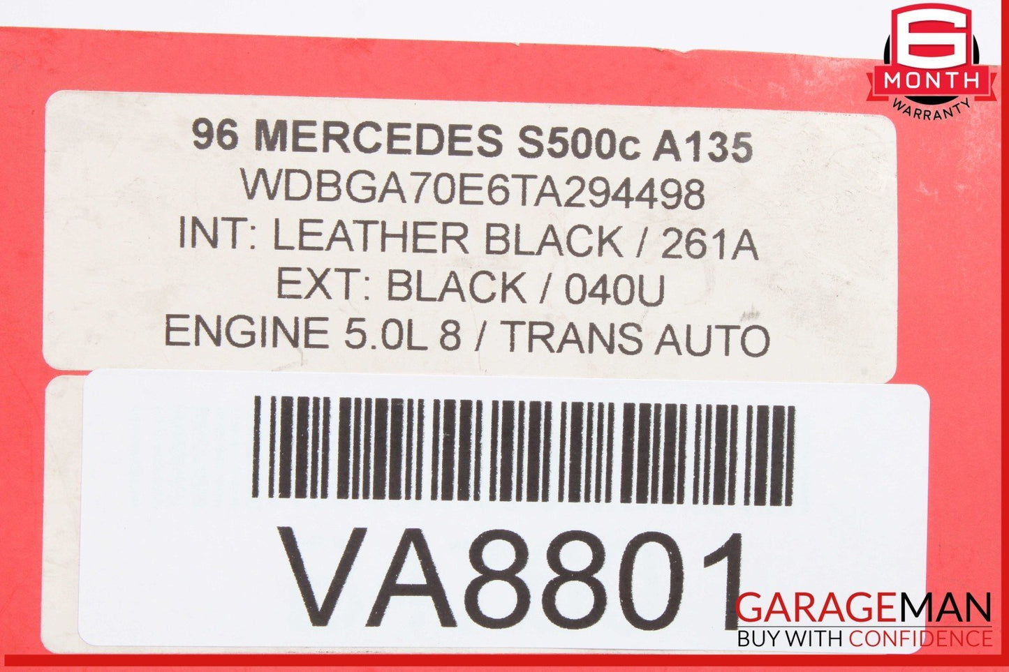 92-99 Mercedes W140 S500 S420 400SE ASR PML Control Module Unit 0175457432 OEM