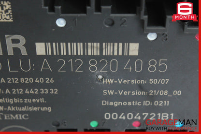 08-14 Mercedes W204 C300 C350 Rear Right Side Door Control Module OEM