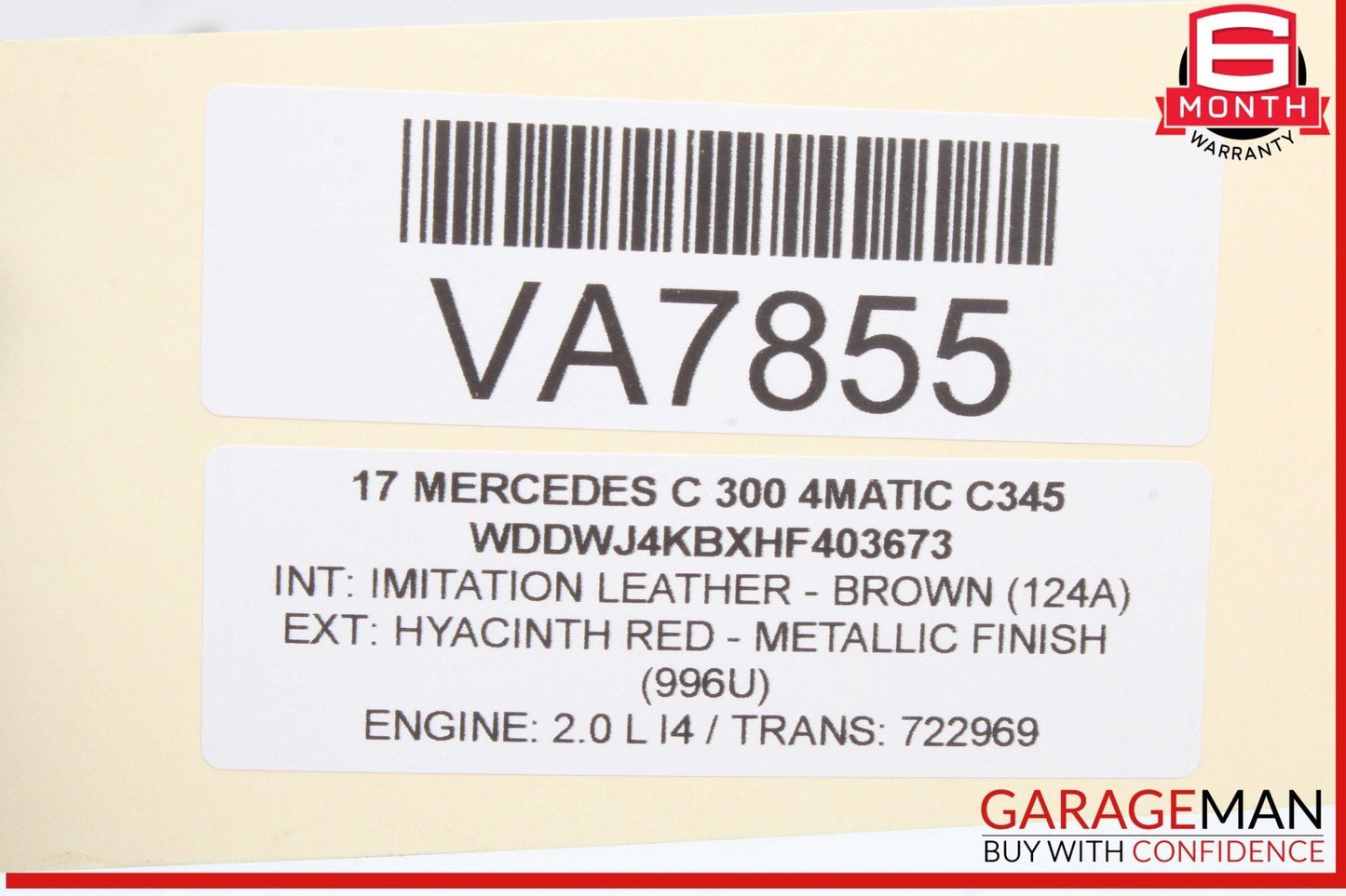 15-20 Mercedes W205 C300 4MATIC Front Right Side Door Lock Latch Actuator OEM