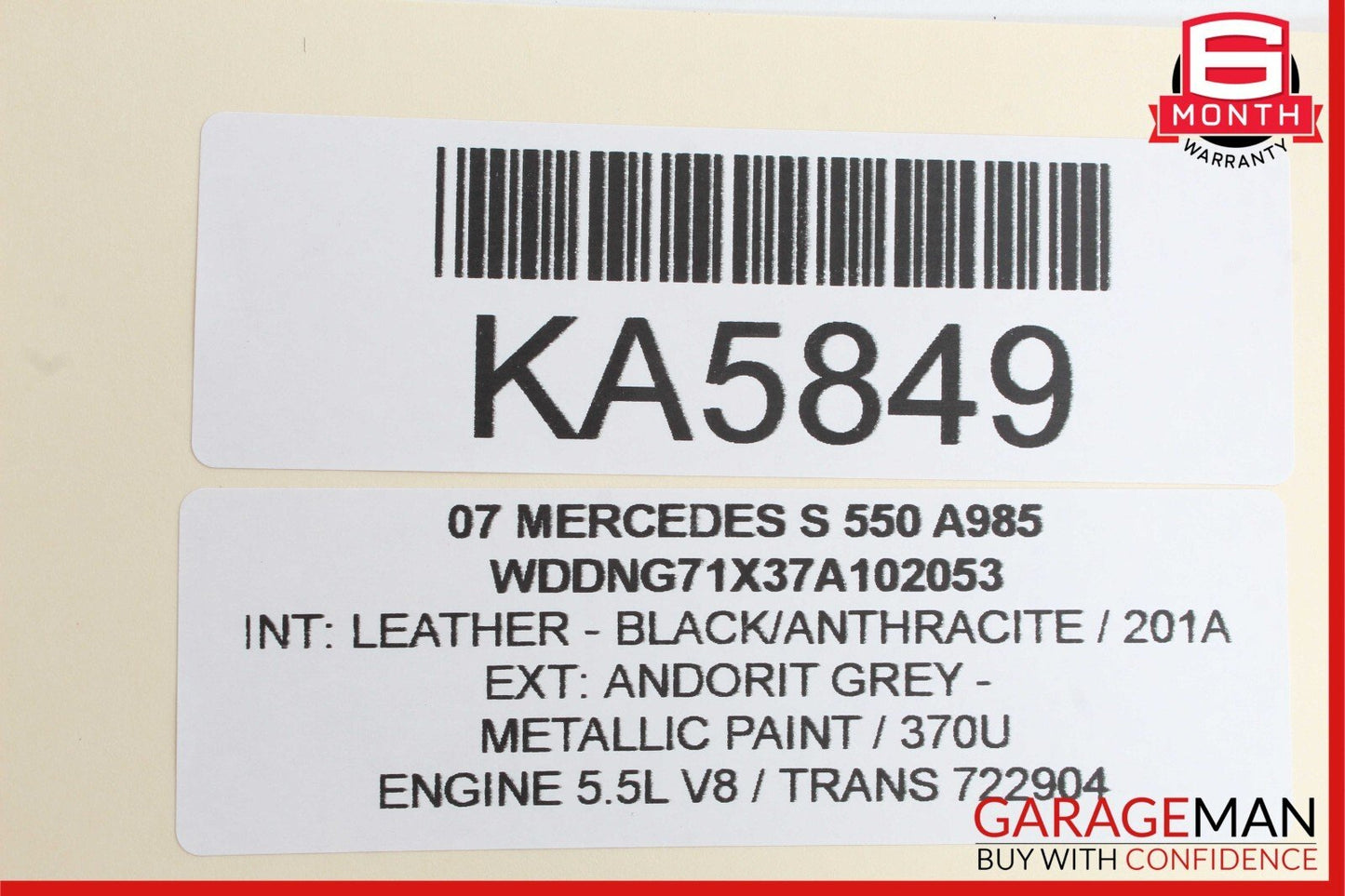 07-14 Mercedes W221 S550 CL550 Electric Power Supply Control Fuse Box Module OEM