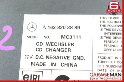 98-05 Mercedes W163 ML320 ML500 6 Disc CD Changer Player w/ Magazine MC3111 OEM