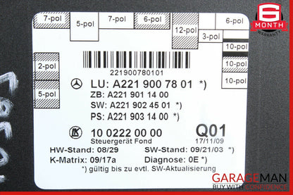 07-13 Mercedes W221 S450 S550 S63 AMG Rear Left or Right Door Controller Module