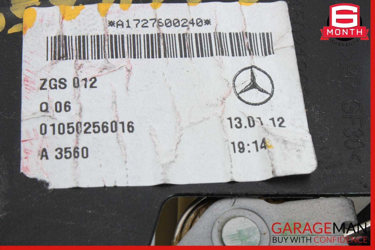 08-20 Mercedes R172 SLK350 C300 E350 Front Right Door Lock Latch Actuator OEM