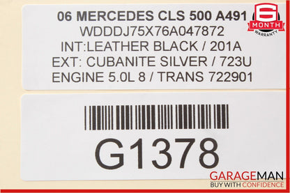 06-11 Mercedes W219 CLS550 CLS500 Rear Right Side Door Lock Latch Actuator OEM
