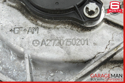 05-13 Mercedes W212 E350 Front Left Side Engine Timing Chain Cover Plate OEM