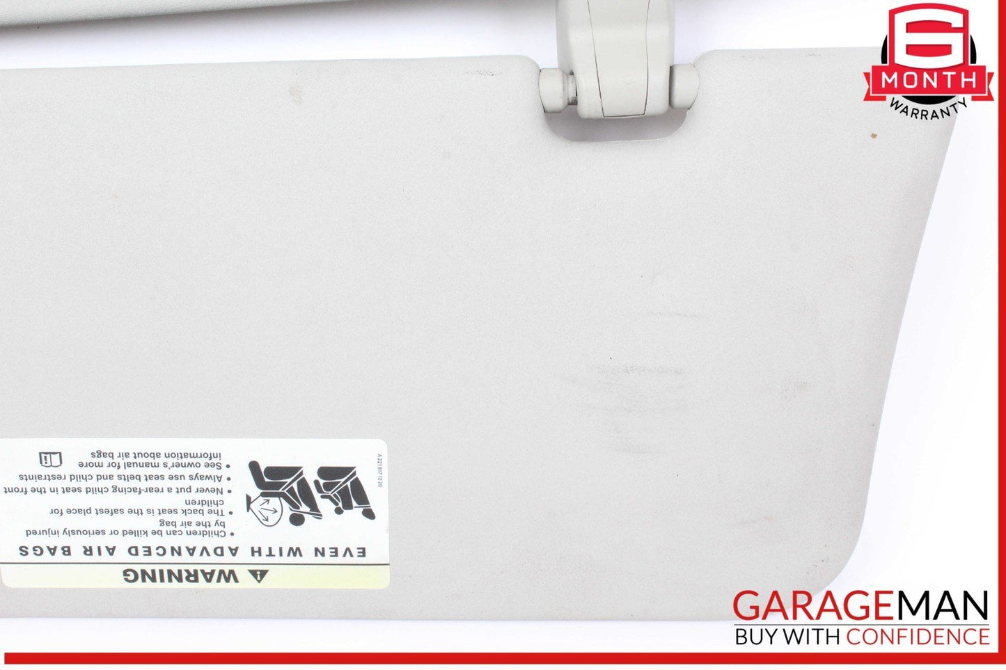 06-12 Mercedes X164 GL450 GL550 Front Right Side Sun Visor Sunvisor Shade OEM