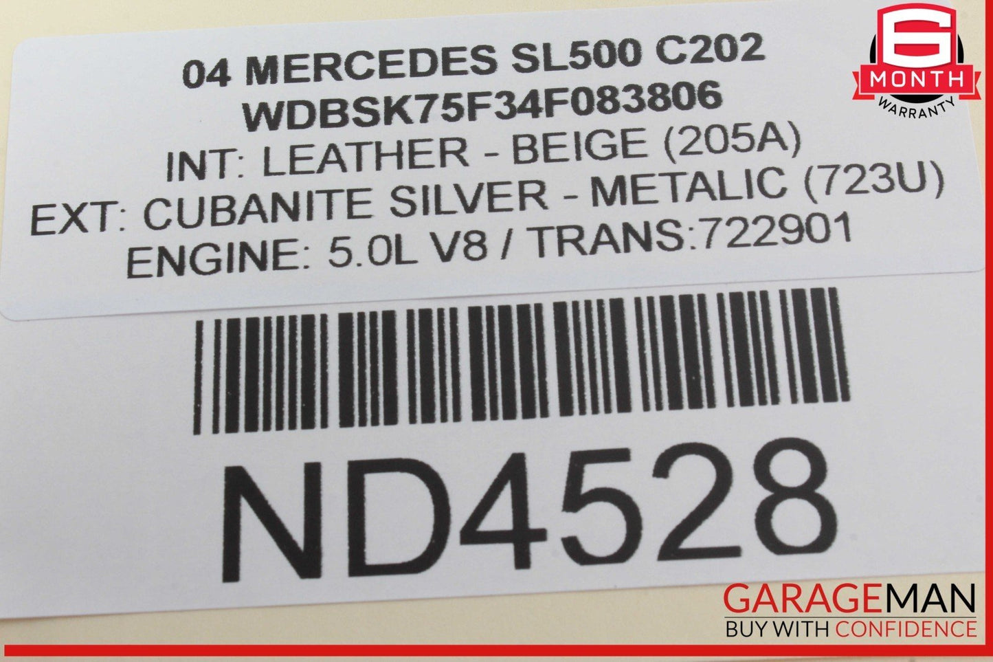 00-13 Mercedes R230 SL500 Seat Belt Seatbelt Tension Sensor 2158600505 OEM