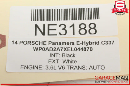 10-16 Porsche Panamera 970 E-Hybrid Front Right Inner Dash AC Air Vent Grille