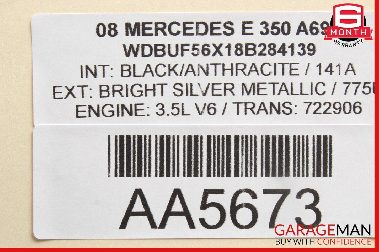 03-09 Mercedes W211 E320 E500 Rear Left Driver Door Lock Latch Actuator OEM