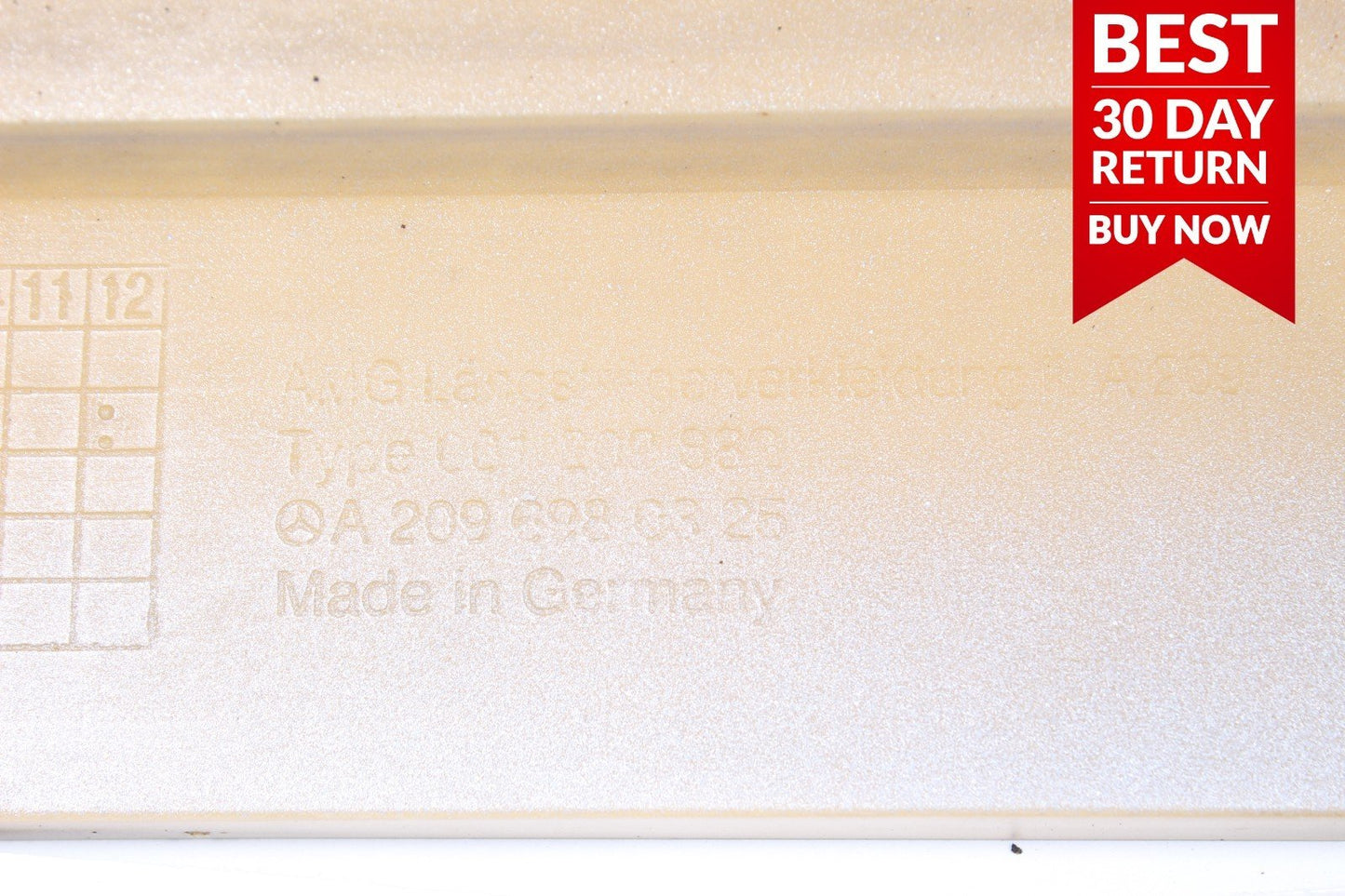 03-05 MERCEDES W209 CLK55 AMG LEFT ROCKER PANEL MOLDING SIDE SKIRT A108 OEM