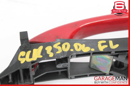 05-11 Mercedes R171 SLK350 Front Left Driver Side Exterior Door Handle Red OEM