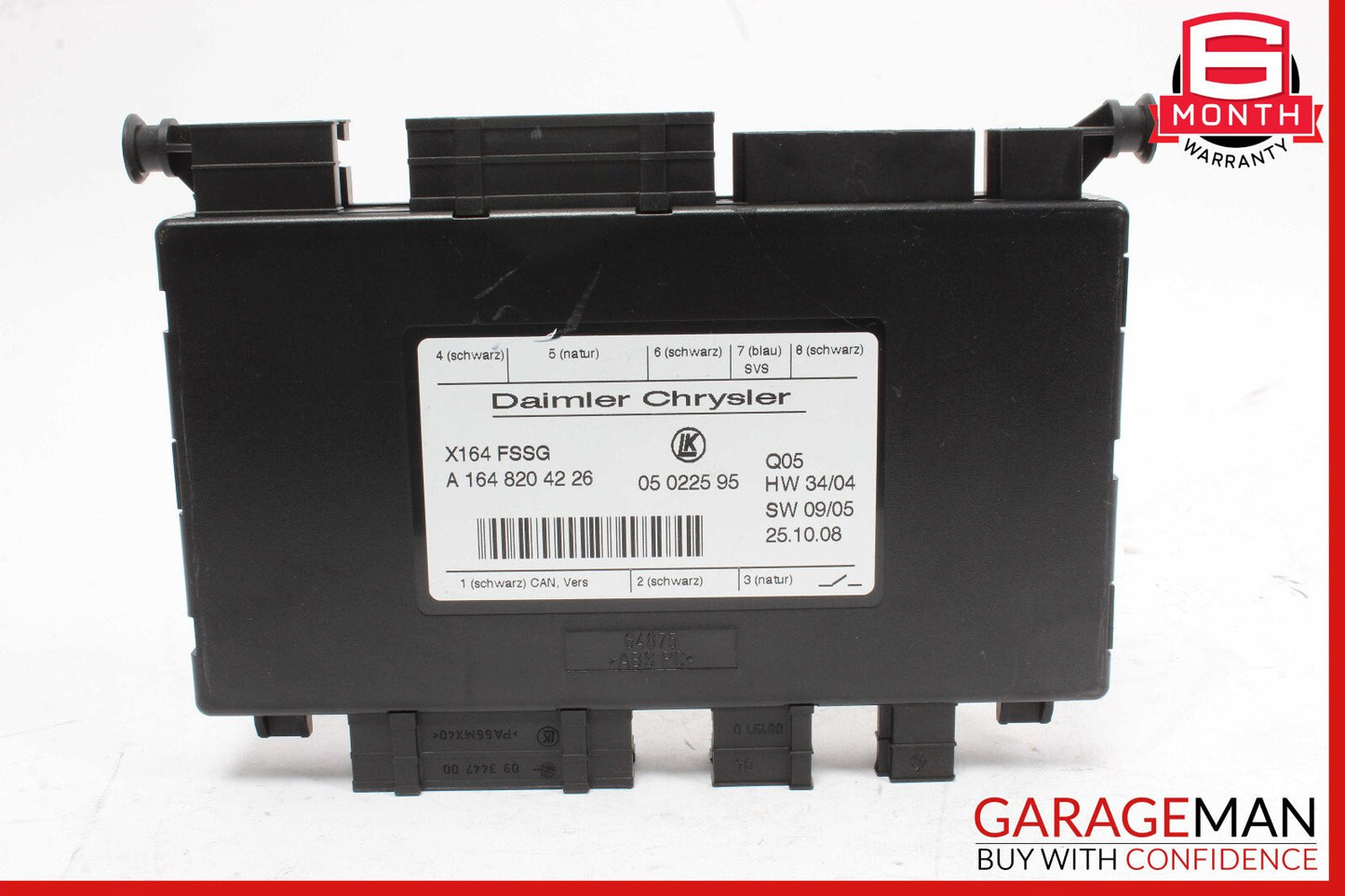 07-12 Mercedes X164 GL550 GL450 Third Seat Row Power Folding Control Module OEM