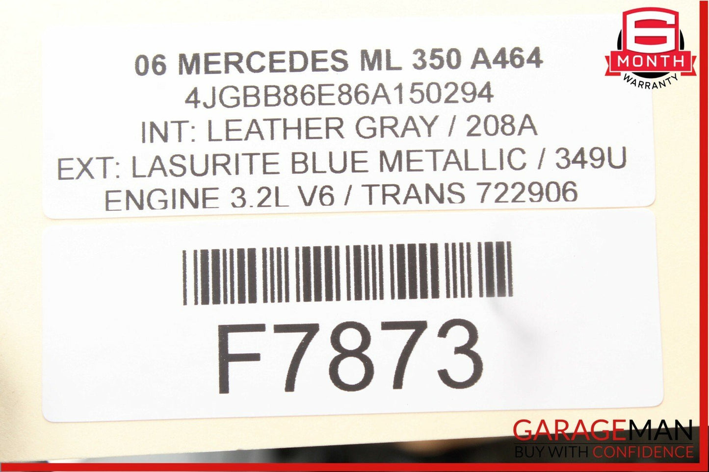 06-09 Mercedes ML350 CLK350 SLK350 Bosch Engine Starter Motor OEM