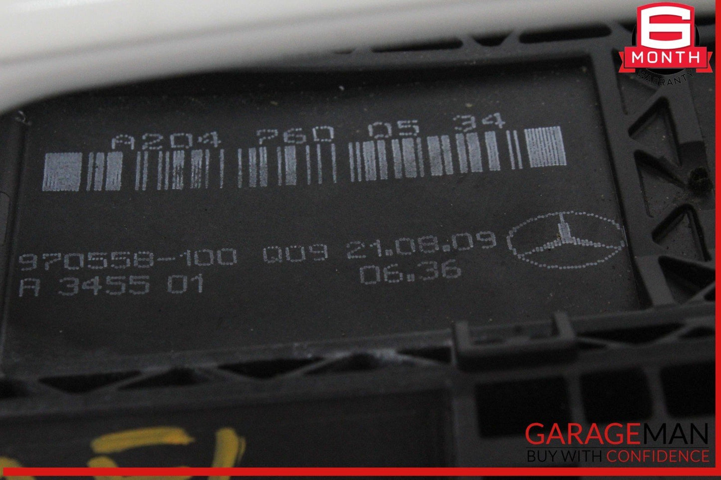 10-15 Mercedes X204 GLK350 4MATIC Front Left Side Exterior Door Handle White OEM