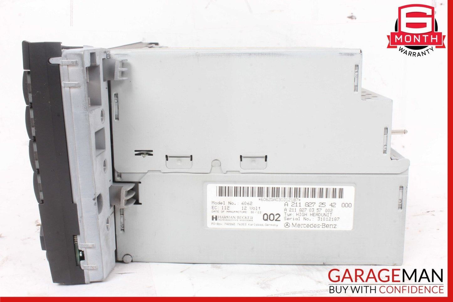 03-09 MERCEDES W211 E320 W219 CLS AM/FM RADIO NAVIGATION CD-PLAYER SCREEN OEM