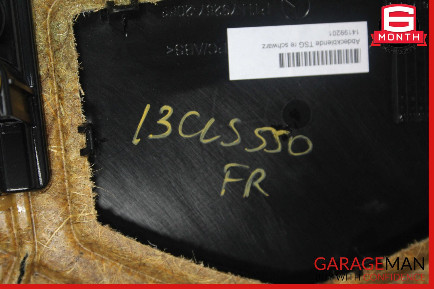 12-14 Mercedes W218 CLS550 Front Right Side Interior Door Panel OEM