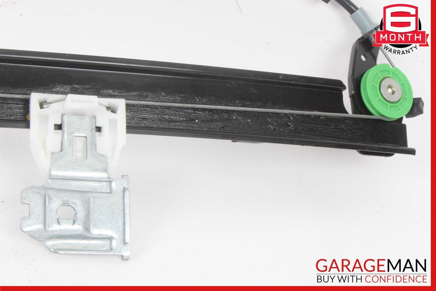 03-13 Maserati Quattroporte M139 Front Left Side Window Regulator w/o Motor OEM