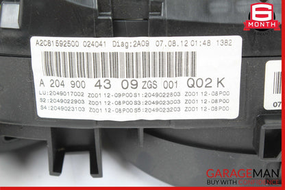 12-14 Mercedes W204 C250 C300 C350 Speedometer Odometer Instrument Cluster Gauge