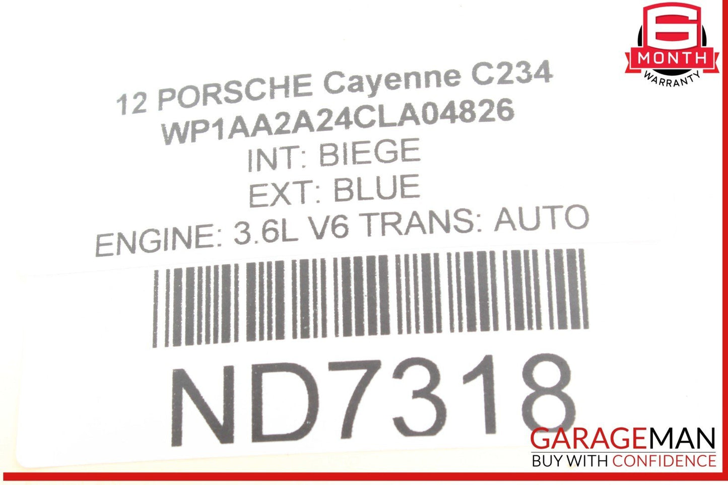 11-18 Porsche Cayenne 958 Rear Left or Rear Right Wishbone Upper Control Arm