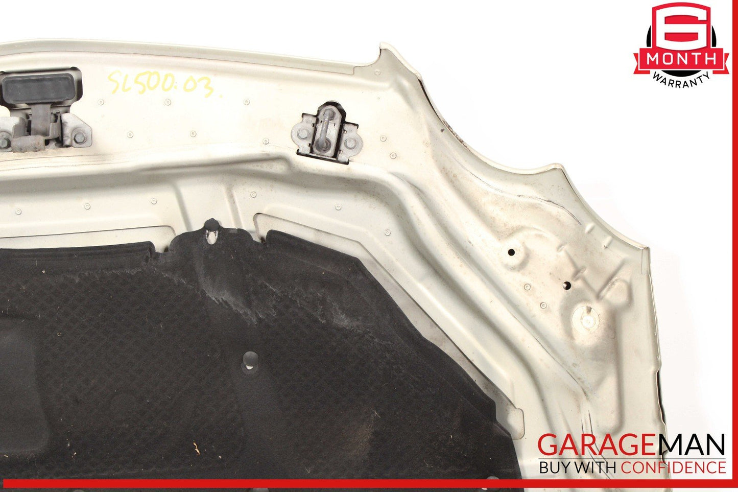 03-08 Mercedes R230 SL500 SL600 Front Hood Bonnet Vent Cover Assembly OEM