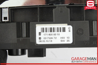 05-11 Mercedes R171 SLK300 Dash Hazard Light Seat Heat ESP Lock Switch Control