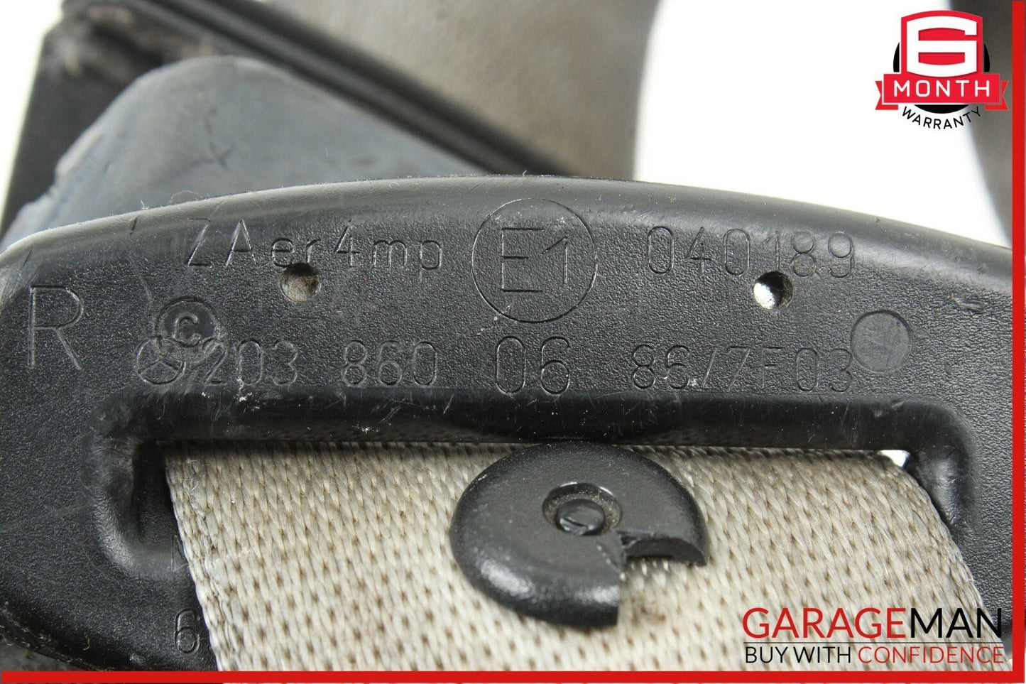 05-07 Mercedes W203 C230 C240 Front Right Side Seat Belt Seatbelt Retractor OEM