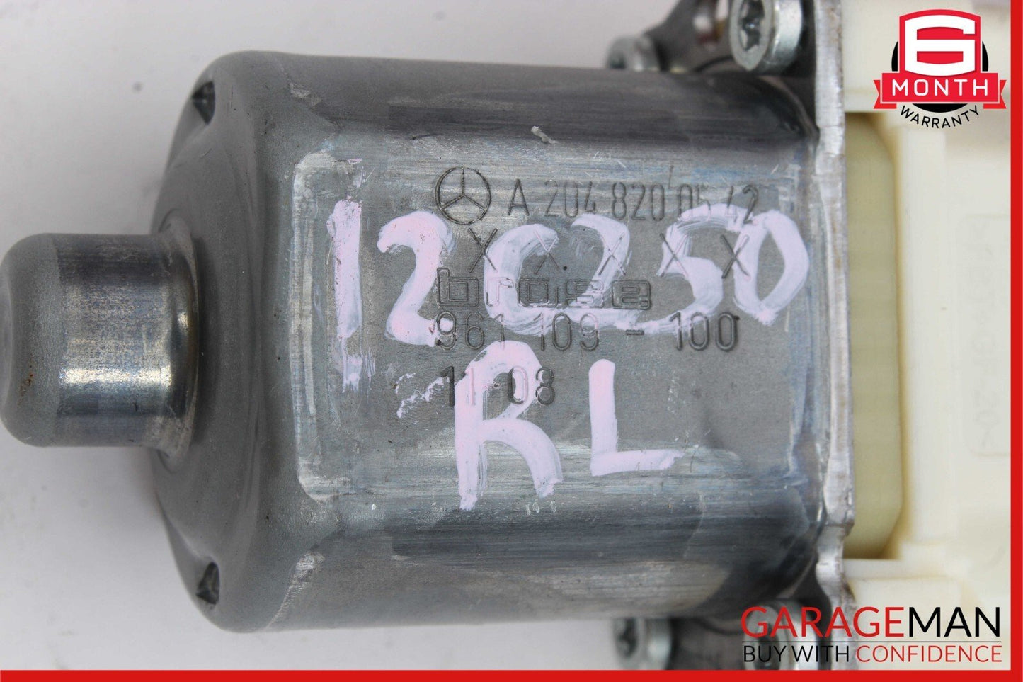 08-14 Mercedes W204 C250 C300 Rear Left Door Window Regulator Motor OEM