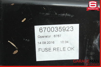 14-17 Maserati Ghibli Engine Fuse Box Junction Relay Box 670035923 OEM