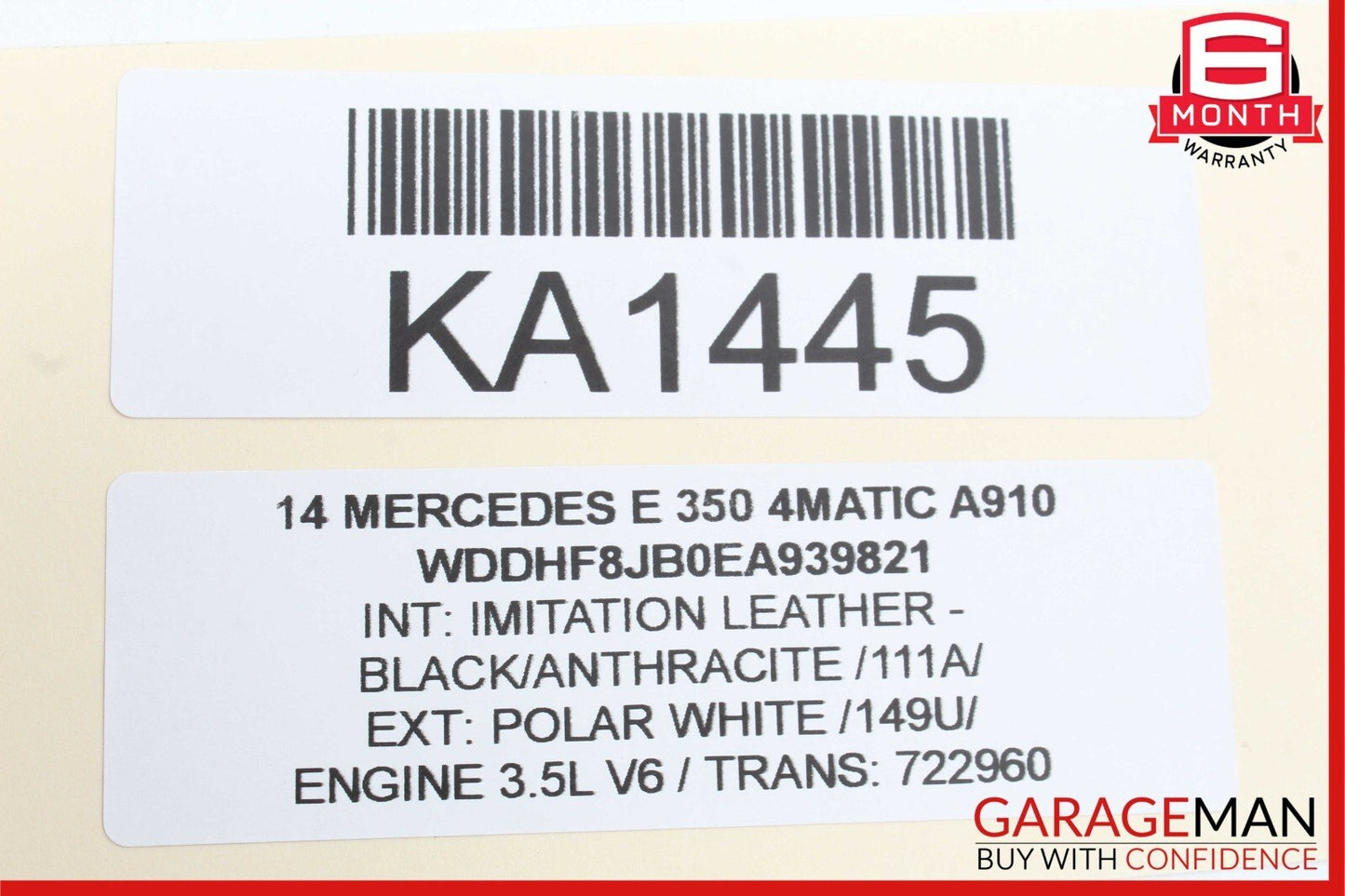 08-18 Mercedes C250 SLK250 E400 E350 Front Left Side Door Control Module Unit