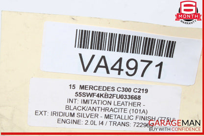 15-21 Mercedes W205 C300 C350e Rear Left or Right Side Shock Strut Absorber OEM