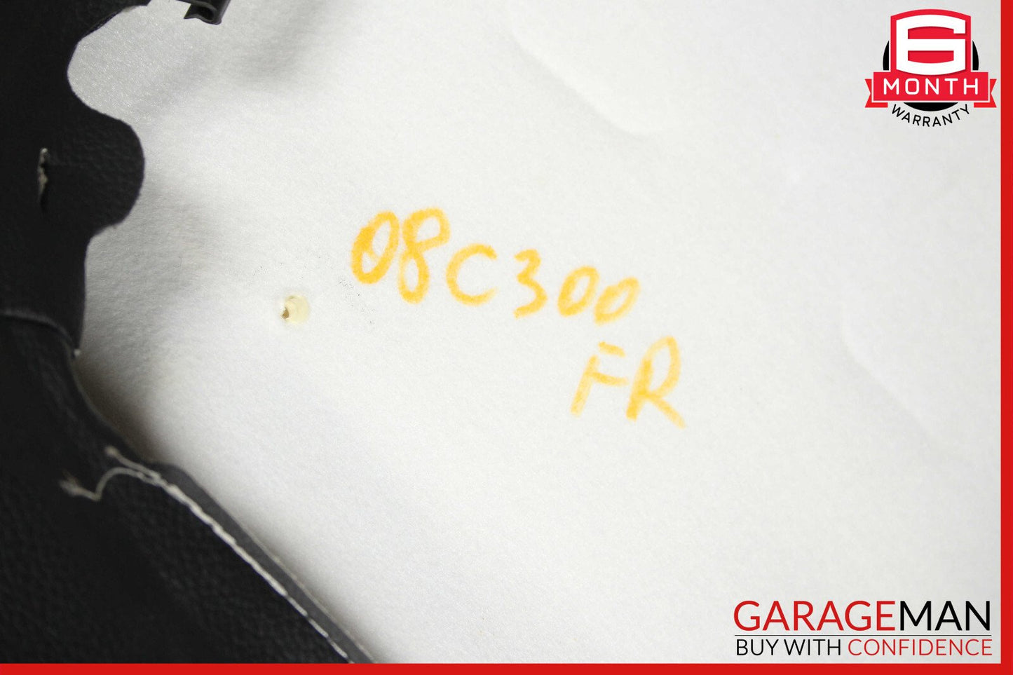 08-11 Mercedes W204 C250 C300 Seat Cushion Top Upper Front Right Black OEM