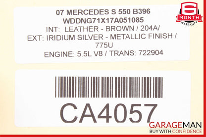 07-14 Mercedes W221 S550 CL550 Dashboard Dash Control Switch Panel OEM