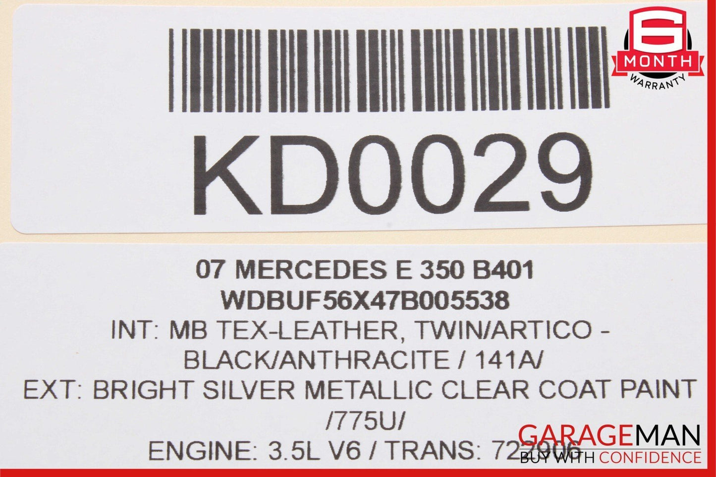 03-11 Mercedes W211 E350 CLS500 Front Left Seat Adjustment Control Switch OEM
