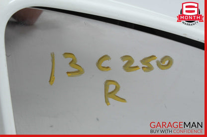 12-14 Mercedes W204 C250 C63 AMG Front Right Side Mirror Rear View Door White
