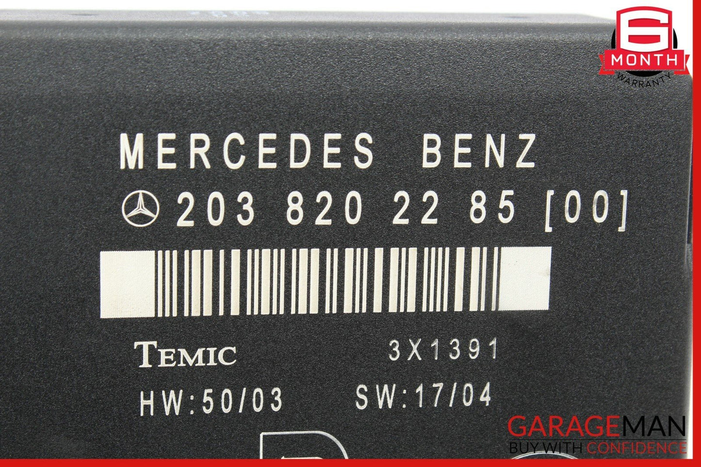 01-07 Mercedes W203 C55 AMG C230 Rear Right Side Door Controller Module Unit