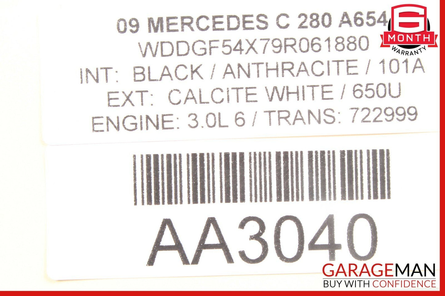 08-14 Mercedes W204 C300 C250 Front Right Passenger Seat Control Switch OEM