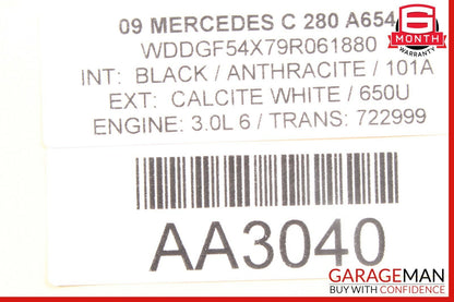 08-14 Mercedes W204 C300 C250 Front Right Passenger Seat Control Switch OEM