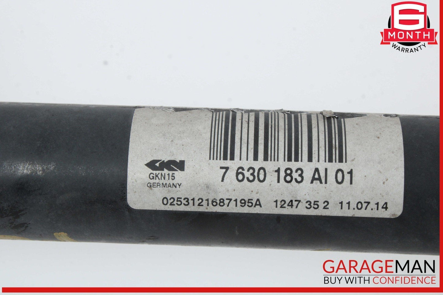 11-16 BMW 528i 535i 550i F10 Rear Left Driver Side CV Axle Half Shaft OEM