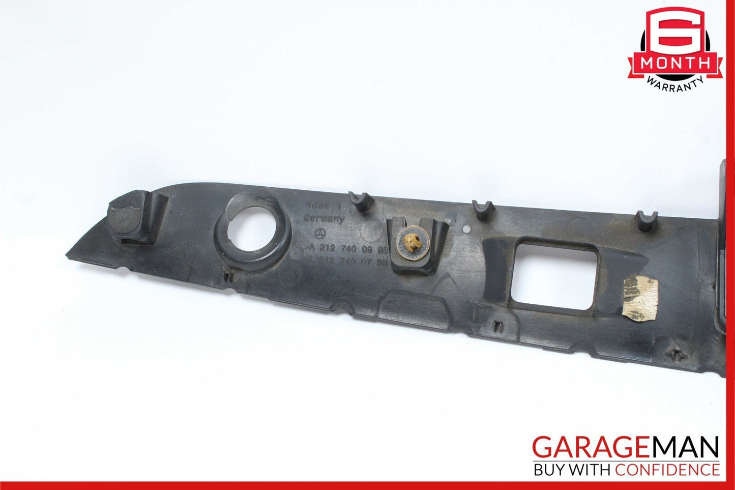 10-13 Mercedes W212 E350 E550 Sedan Trunk Lid Tailgate Handle Trim Black OEM