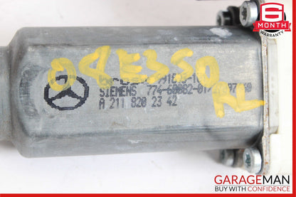 03-09 Mercedes W211 E350 E320 E550 Rear Left Side Window Regulator Motor Unit