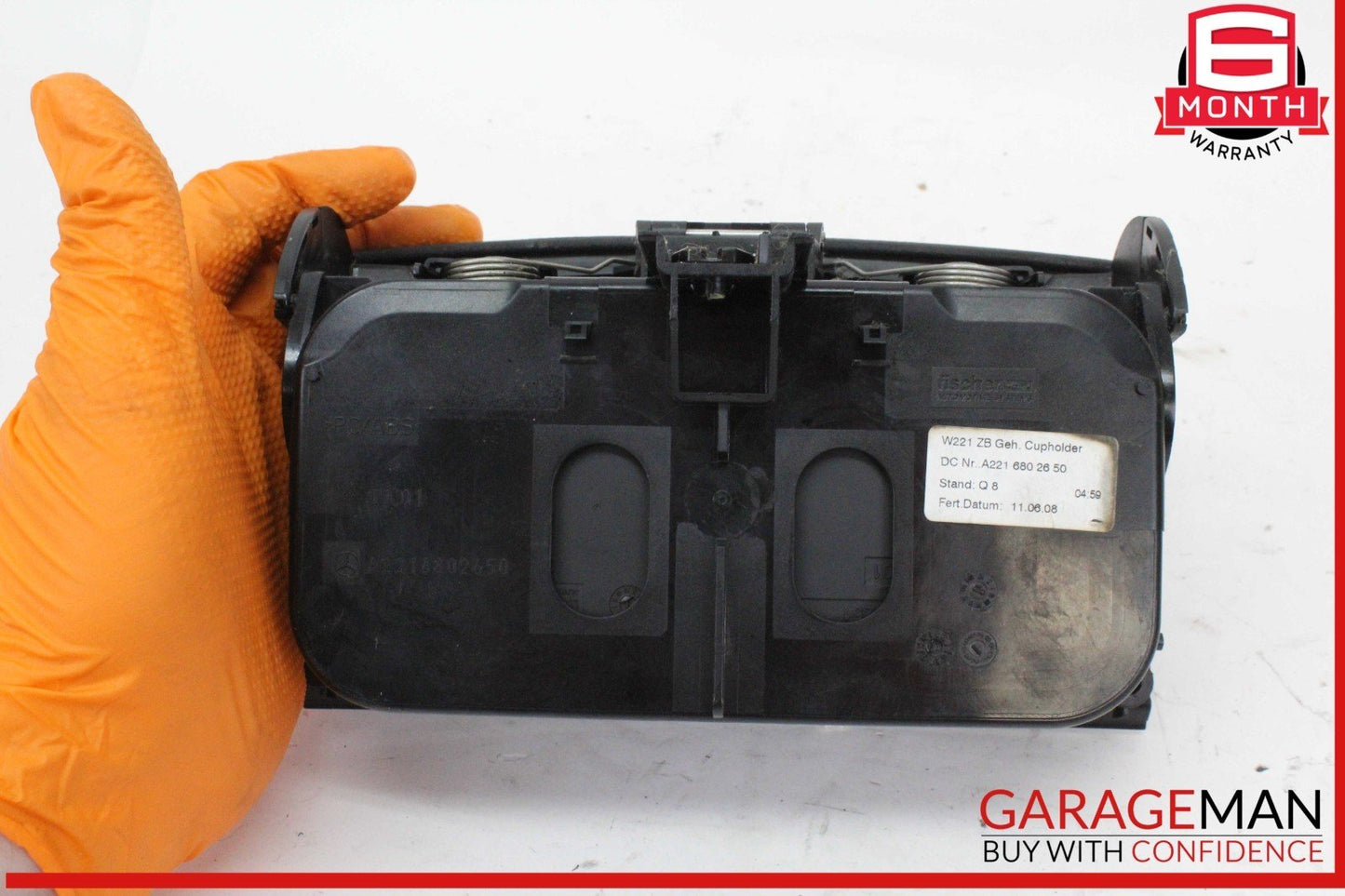 07-14 Mercedes W221 S550 CL550 CL600 Center Console Cup Holder Cover Trim OEM