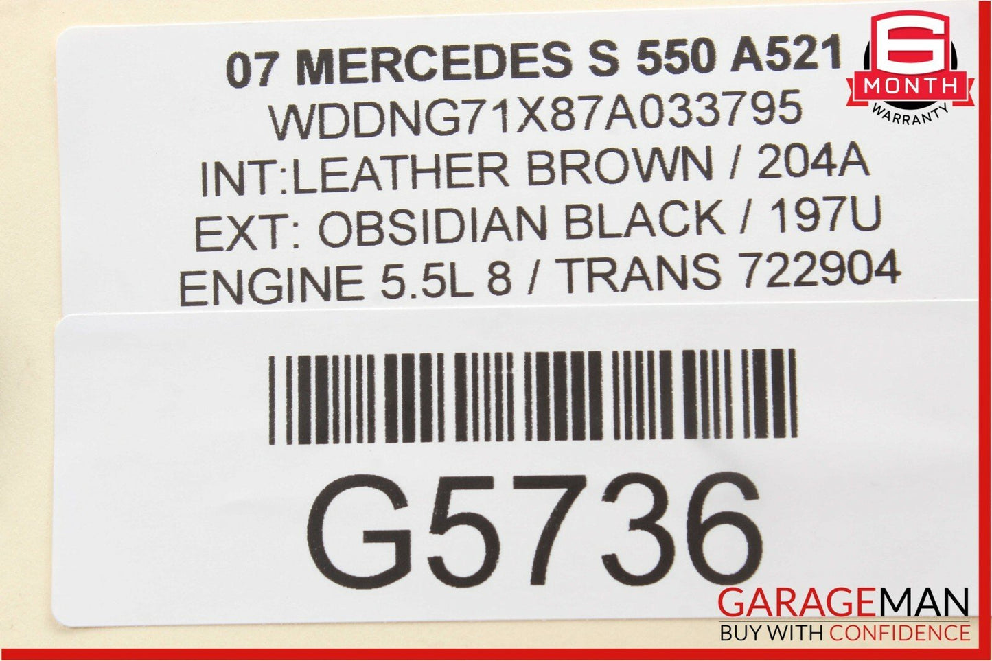 07-09 Mercedes W221 S550 Rear Right or Left Side Door Controller Module Unit OEM