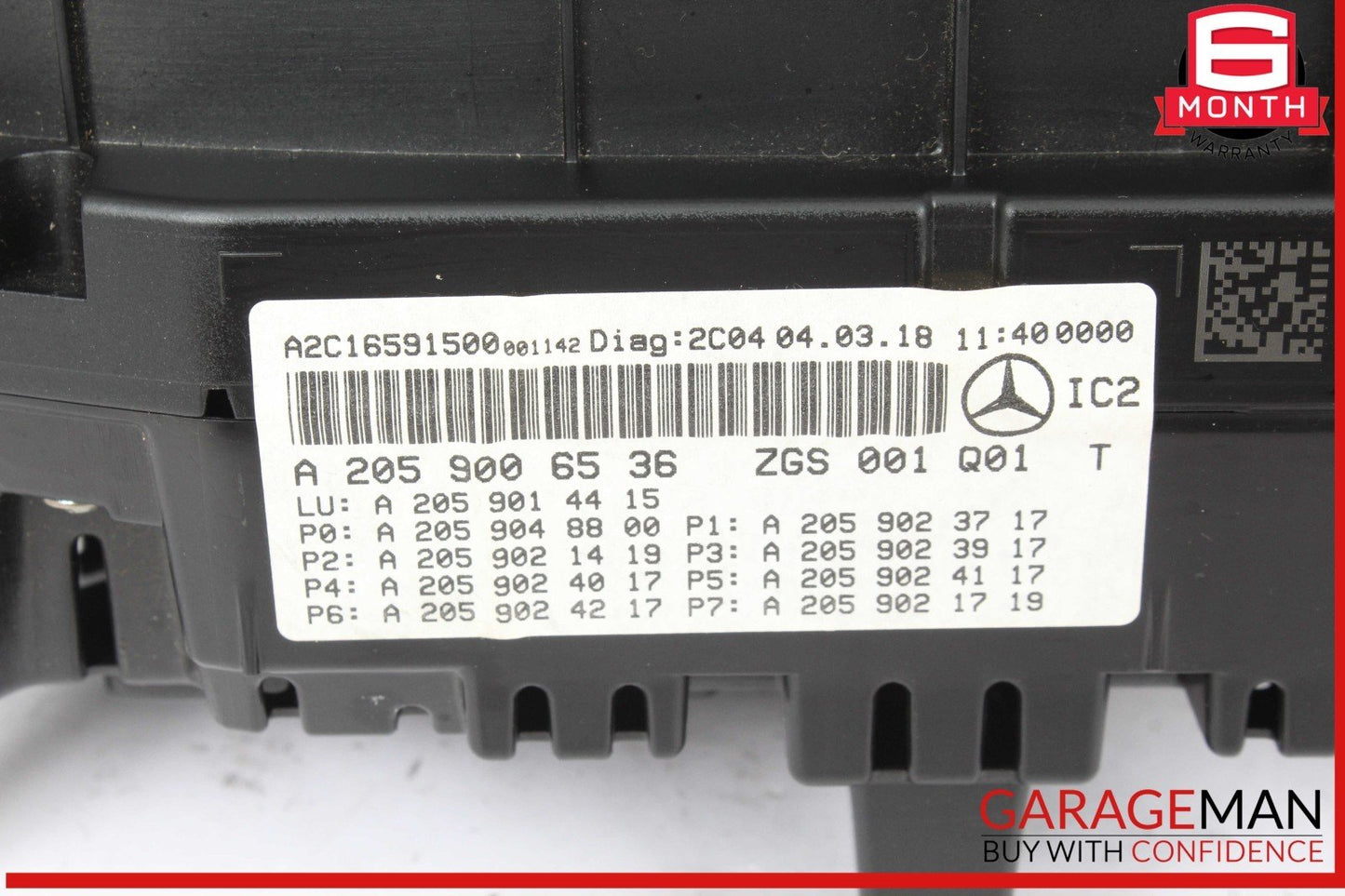17-20 Mercedes X253 GLC350e C43 GLC43 AMG Instrument Cluster Speedometer OEM