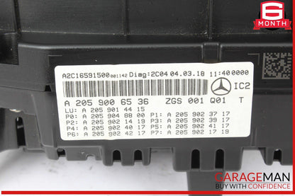 17-20 Mercedes X253 GLC350e C43 GLC43 AMG Instrument Cluster Speedometer OEM